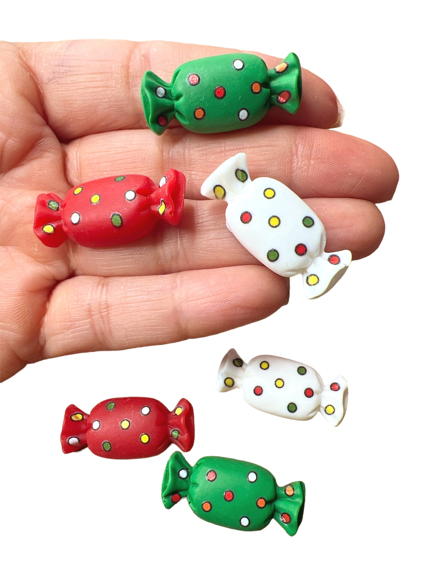 Set of 6 Christmas Candy