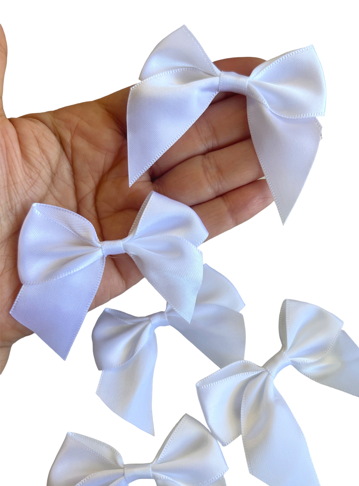 Silk Pre-made Bow 5pcs