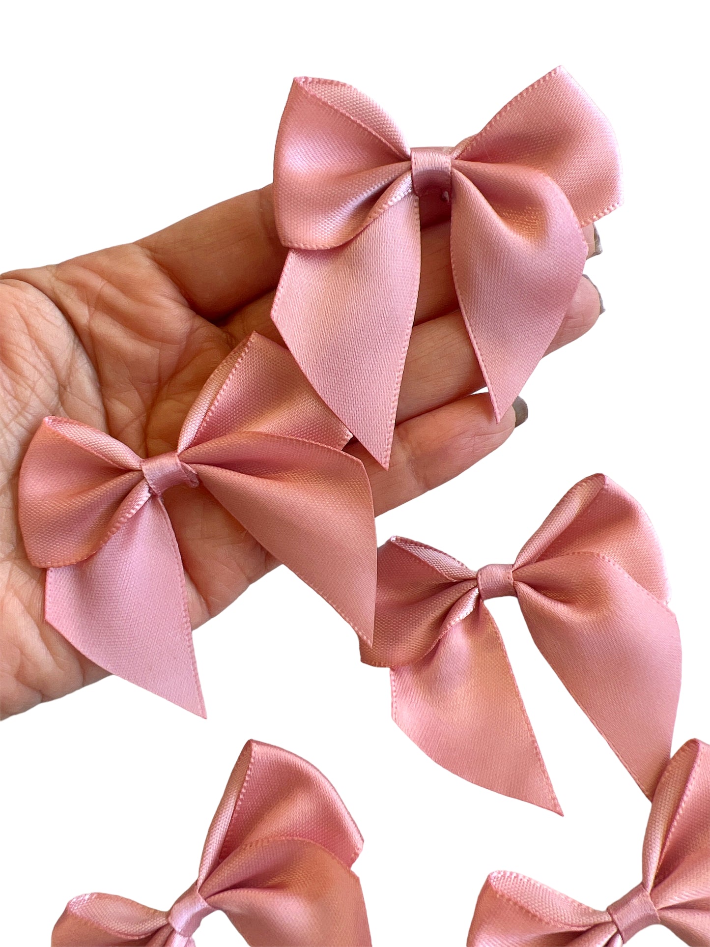 Silk Pre-made Bow 5pcs