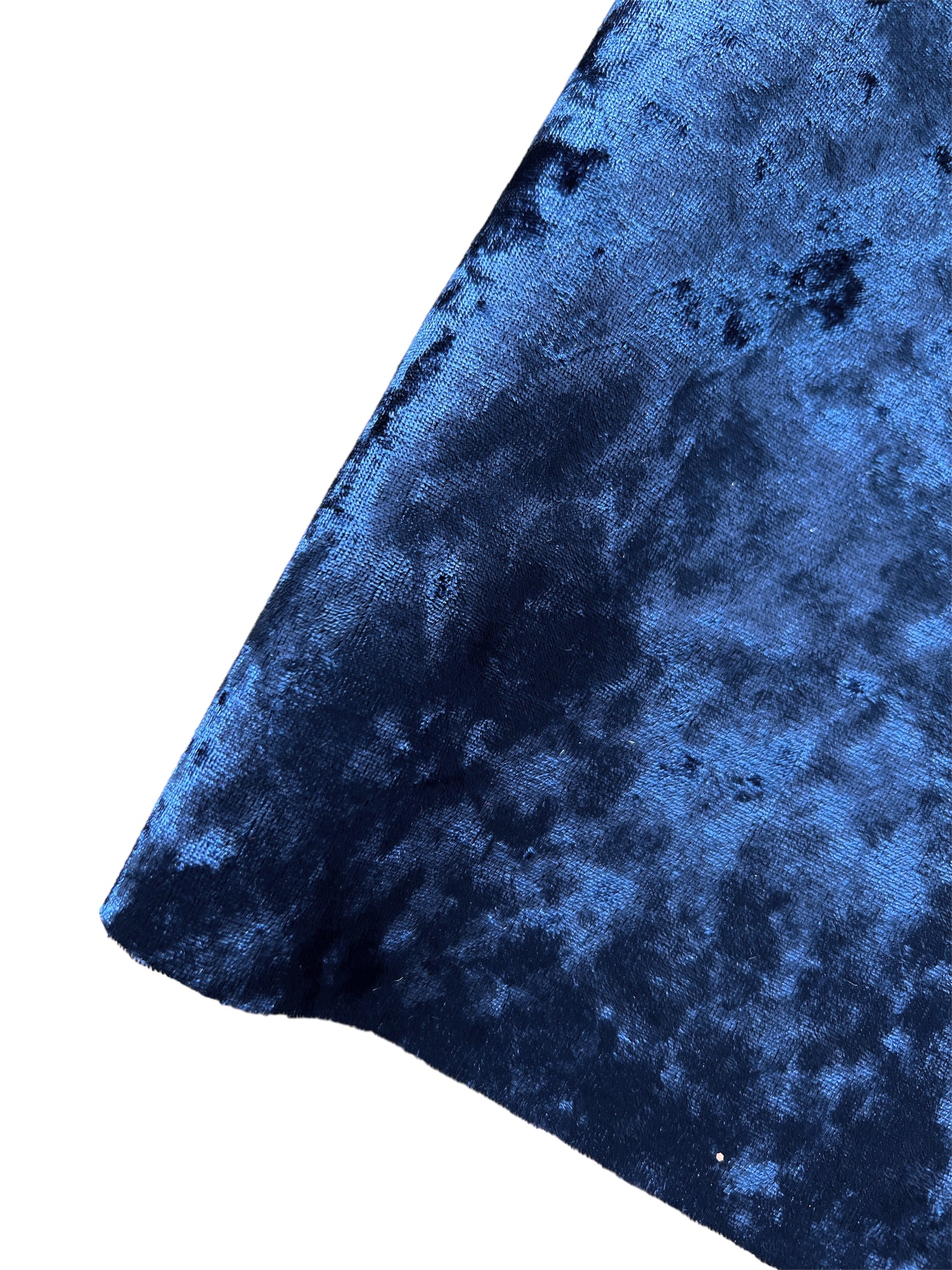 Velvet Fabric Navy Blue