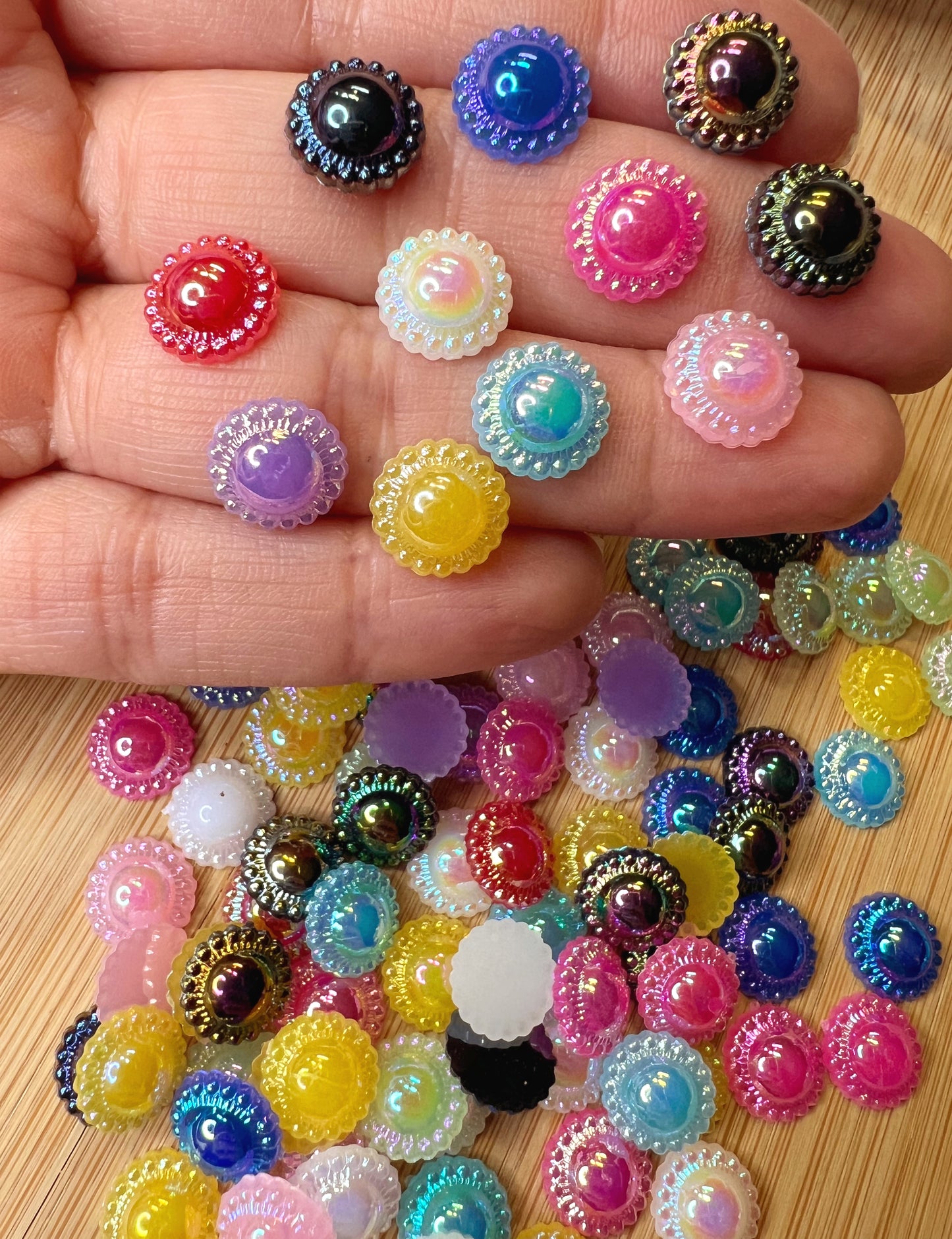 100pcs Mini Plastic Pearl