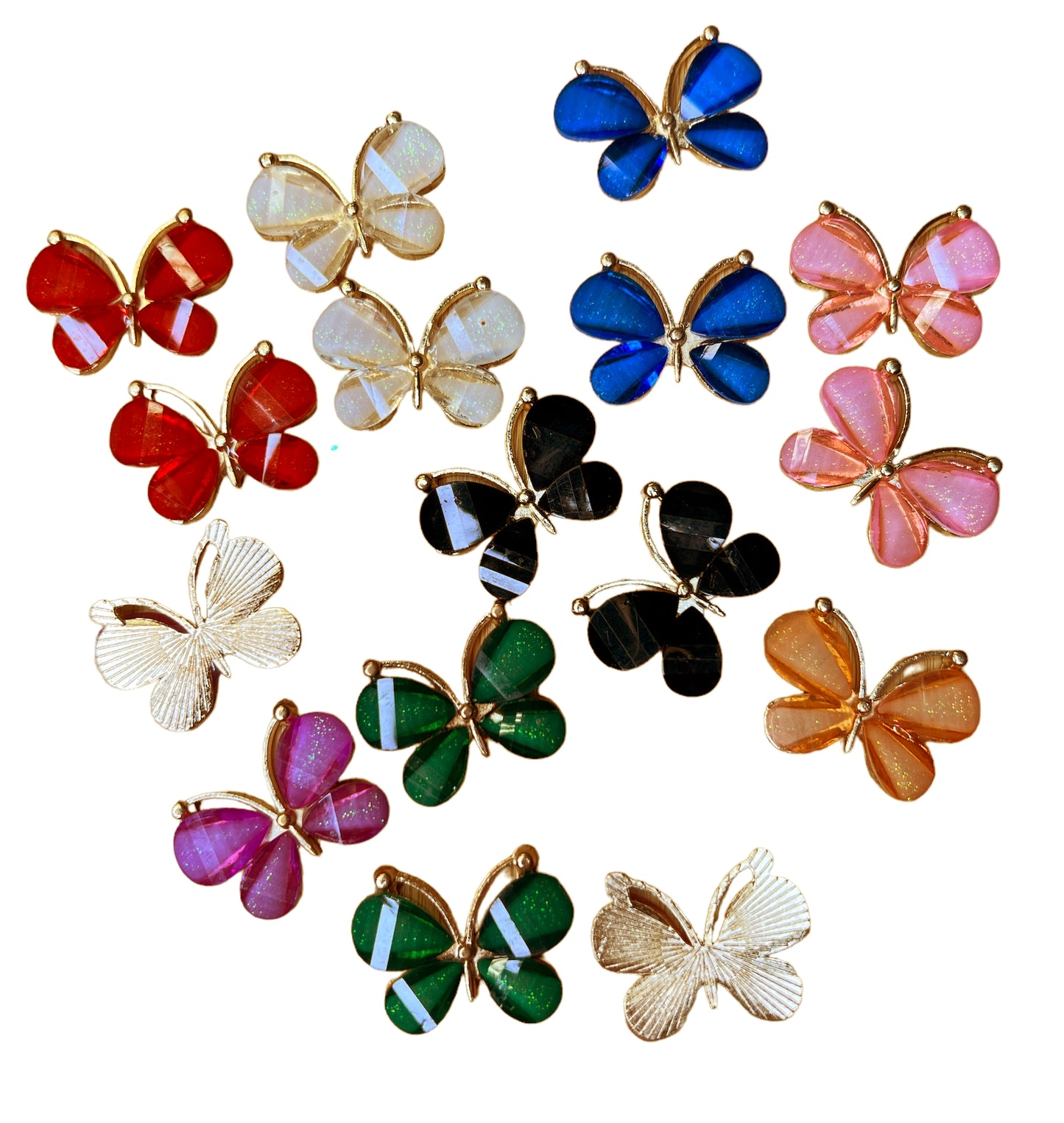 Crystal Butterflies 16pcs