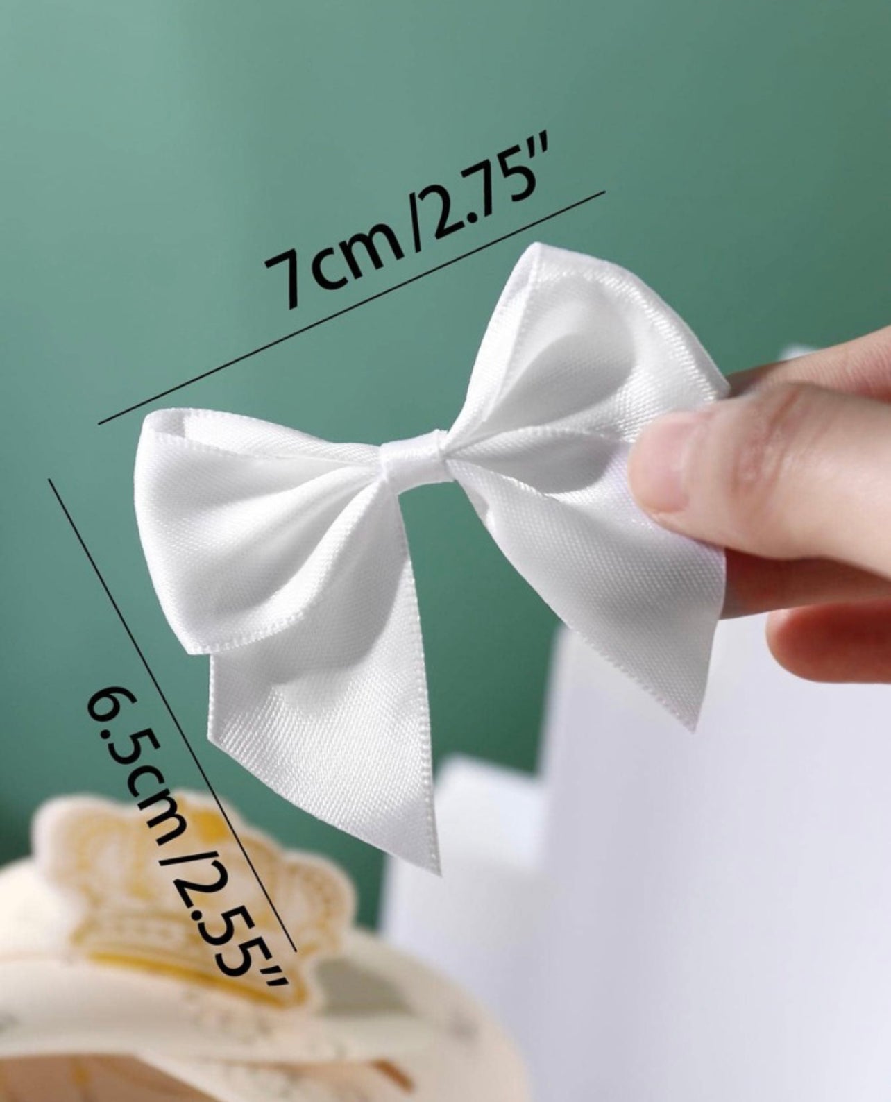 Silk Pre-made Bow 5pcs