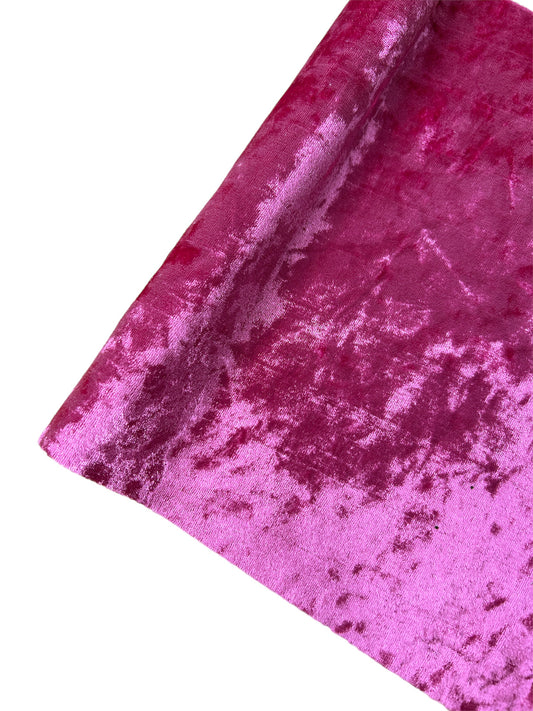 Velvet Fabric Fiushia