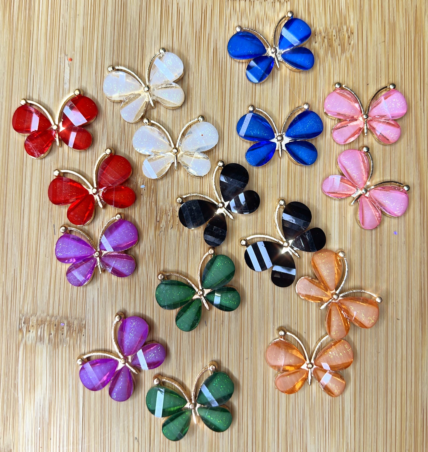 Crystal Butterflies 16pcs