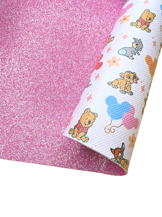 Doble Vista/Double Sided Cute Friends Pink