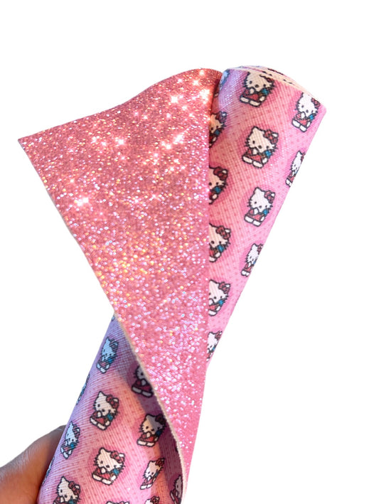 Doble Vista/Double Sided Pink Glitter HK