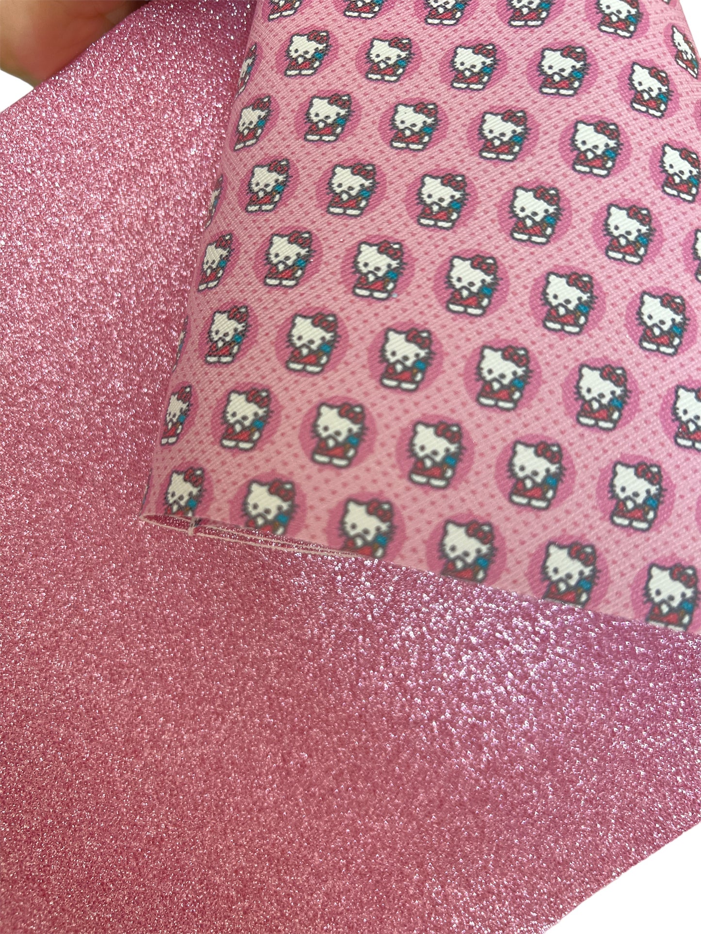 Doble Vista/Double Sided Pink Glitter HK