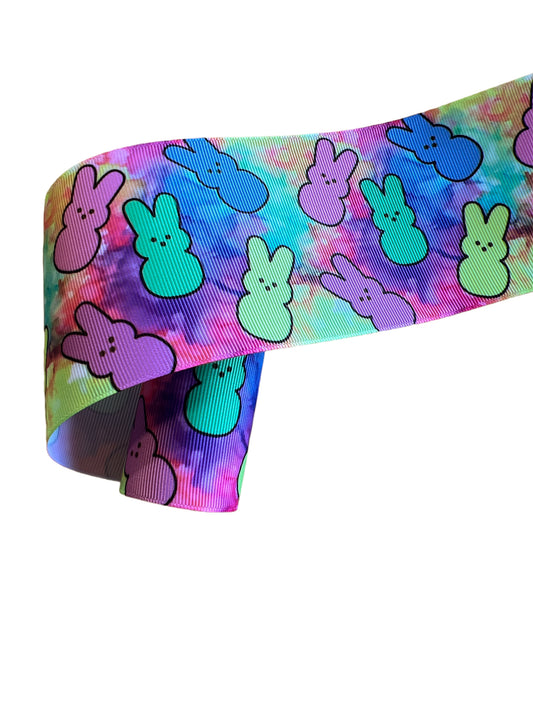 Peeps Tie Dye 3inch Ribbon